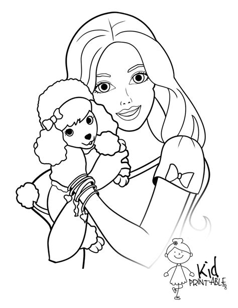 Barbie Face Coloring Pages at GetDrawings | Free download