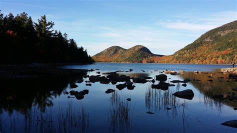 Jordan Pond a special fall experience at Acadia National Park