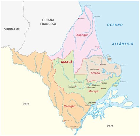 Amapá (AP): dados gerais, bandeira, mapa, história - Brasil Escola