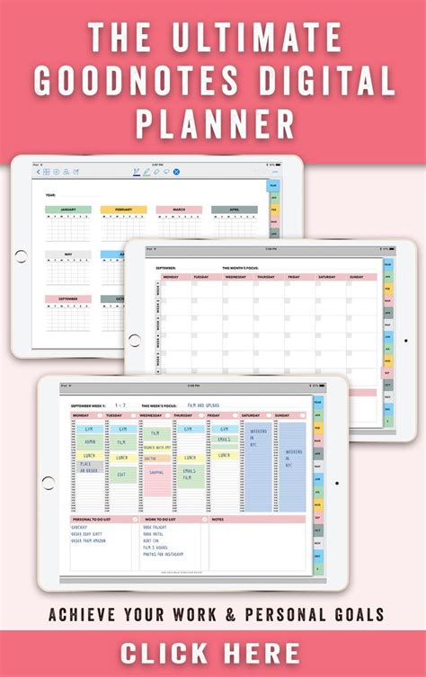 Free Digital Planner Templates - Ichigokids