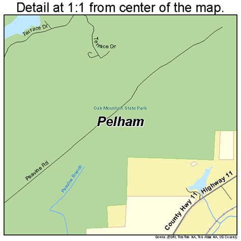 Pelham Alabama Street Map 0158848