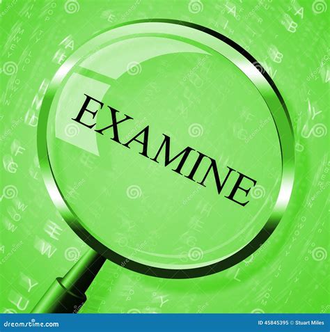 Examine Magnifier Means Investigate Magnify And Studying Stock ...