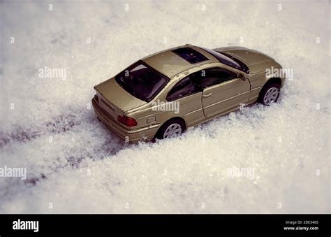 Car riding through snow drifts Stock Photo - Alamy