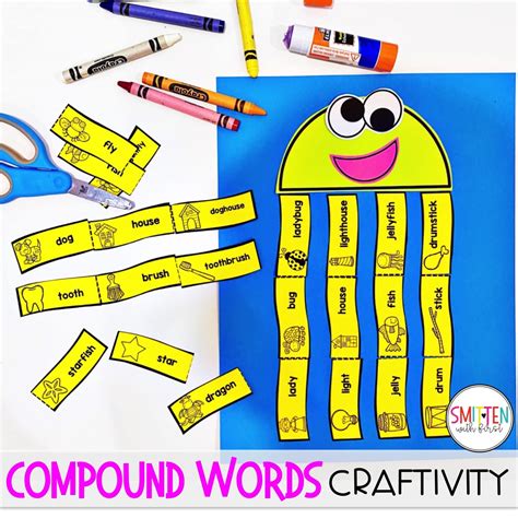 Compound Words Activities for Kindergarten, 1st grade, and 2nd grade