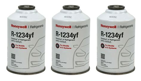 Honeywell R-1234yf, Three 8-ounce Cans of Refrigerant | Refrigerant Depot