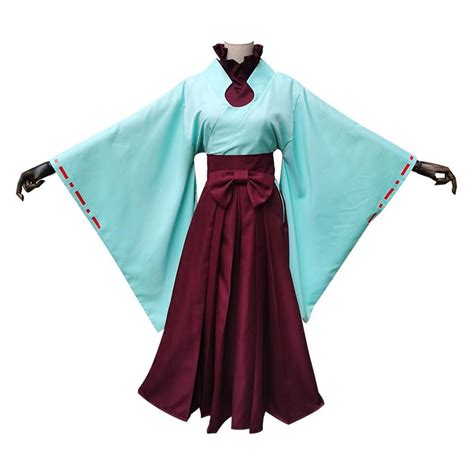 Akane Aoi Halloween Women Haori Kimono Dress Cosplay Costume | Kimono ...