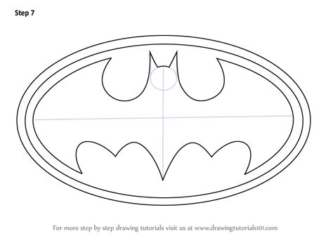 How to Draw Batman Logo (Batman) Step by Step | DrawingTutorials101.com