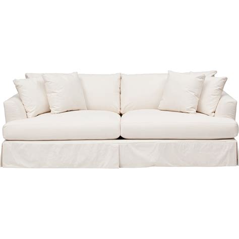 white sofa slipcover