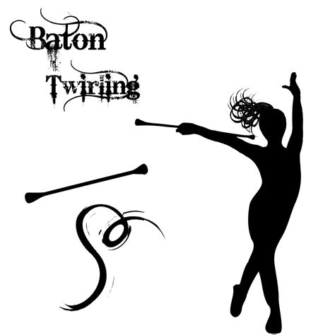 Baton twirling Majorette Cheerleading Drum major Clip art - Twirl ...