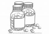 Medication Bottle Coloring Pages sketch template