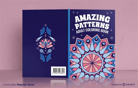 Adults Mandala Coloring Book Cover Design Vector Download