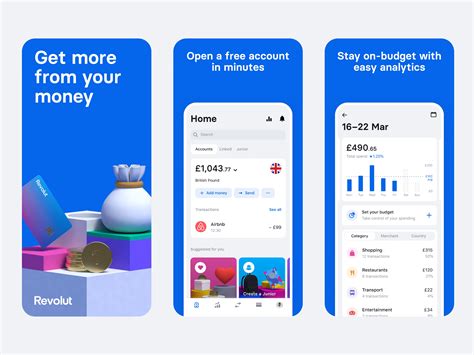 Revolut App Store Screenshots 2.0 by Denis Kovalev | Banking app, App store, App