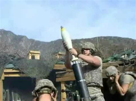 U.S. Army 120mm Mortar Crew in Action in Afghanistan : CombatFootage