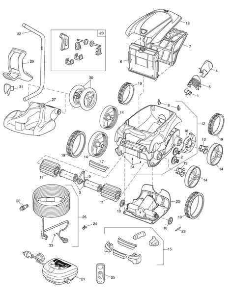 Polaris 9550 Sport Robotic Pool Cleaner Parts