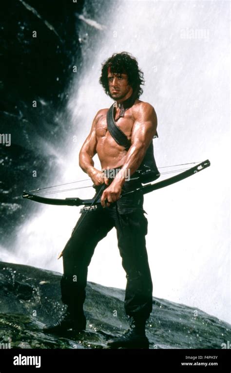 Sylvester Stallone / Rambo: First Blood Part II / 1985 directed by George P. Cosmatos Stock ...