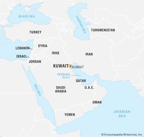 Kuwait In Map Of Asia - Summer Slaughter 2024