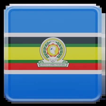 East African Community Flag Flag 3D Illustration download in PNG, OBJ ...