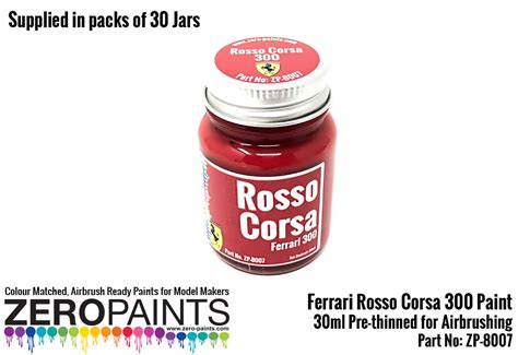 Ferrari Rosso Corsa (300) 30ml | ZP-1007/30 | Zero Paints