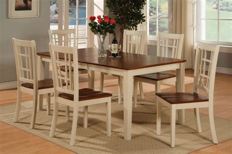 RECTANGULAR DINETTE KITCHEN DINING SET TABLE 6 CHAIRS | eBay