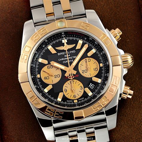 Pre-owned Breitling Chronomat B01 Chronograph 44 cb0110121b1c1