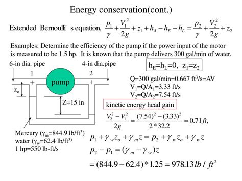 PPT - Energy Conservation (Bernoulli’s Equation) PowerPoint Presentation - ID:652987