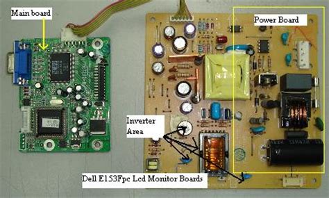 dell e153fpc lcd monitor repair