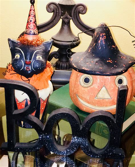 Vintage style Halloween decorations | Halloween decorations, Fun halloween decor, Halloween cans