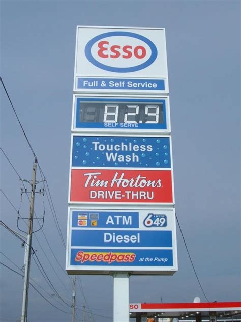 Gas Station Signs | Gas Station Sign Company | Service Station Sign | Brooks Signs