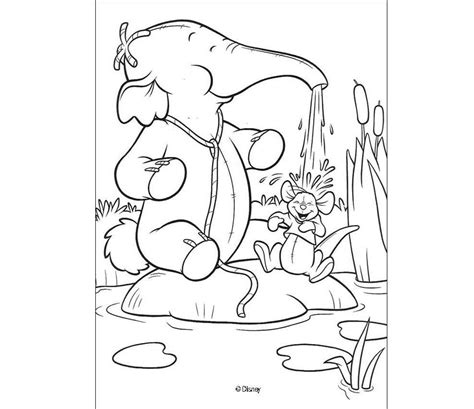 Heffalump Lumpy Pooh Coloring Page | Disney coloring pages printables ...