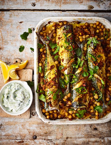 Spiced roast mackerel recipe | Sainsbury`s Magazine