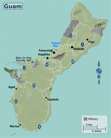 Guam Military Bases Map