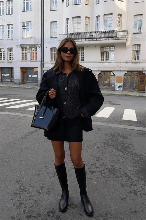 60+ Chic Black Boots Outfit Ideas To Level Up Your Style - Girl Shares Tips