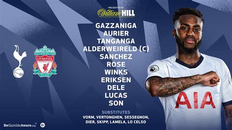 Spurs’ starting lineup : r/LiverpoolFC