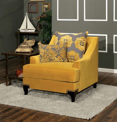 Viscontti Gold Sofa and Loveseat | Fabric Living Room Sets