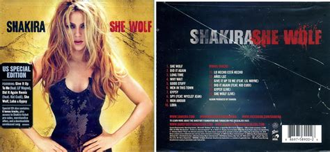 Shakira She Wolf Album Cover