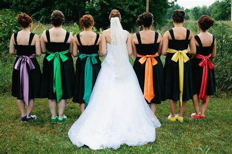 13+ Rainbow Bridesmaid Dresses | [+]ALSTROEMERIA