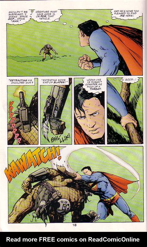 Read online Superman vs. Predator comic - Issue #2