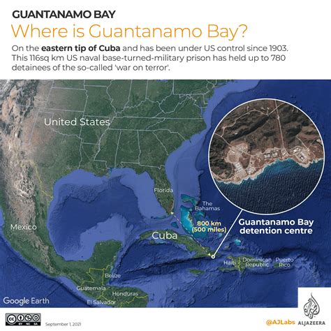 Guantanamo Bay explained in maps and charts