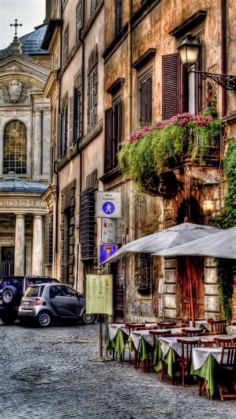 Street Cafe in Rome, Italy