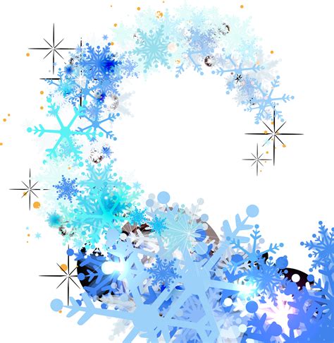 Snowflake Blue Adobe Illustrator - Blue snowflake floating png download ...