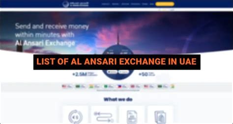 List of Al Ansari Exchange Branches in UAE | Al Ansari Dubai, Abu Dhabi, Sharjah Branches ...