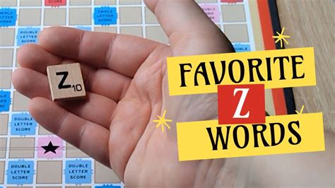 💡 10 interesting Scrabble words that start with Z 💭 (Do you know these?) - YouTube