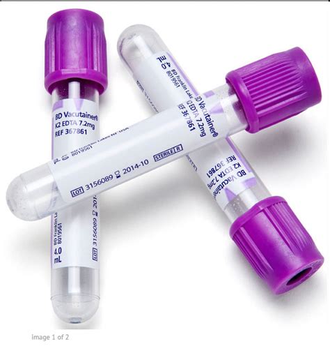 PET / Glass EDTA Tube Blood Sample Vials With Gel Long Shelf Time