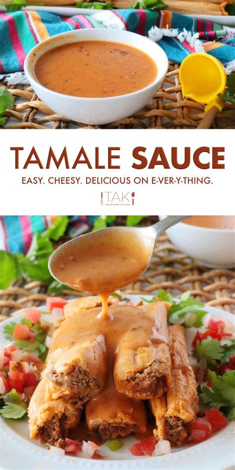 Tamale Sauce Recipe (Tex-Mex Style) - The Anthony Kitchen | Recipe | Mexican food recipes ...