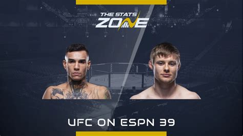 MMA Preview – Andre Fili vs Bryce Mitchell at UFC Vegas 12 - The Stats Zone