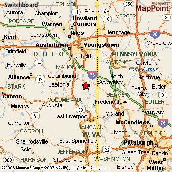 Where is New Waterford, Ohio? see area map & more