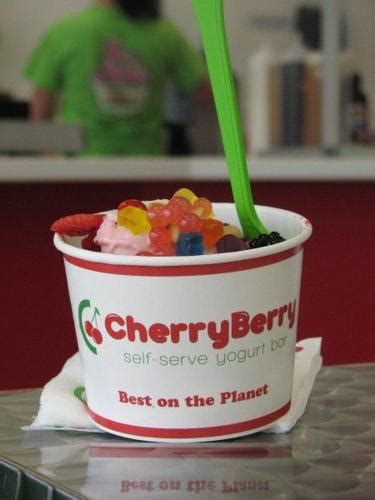 Cherry Berry frozen yogurt