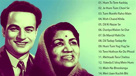 Best of Lata Mangeshkar & Mukesh Duets (HD) | Vol 1 | Top 10 Lata ...