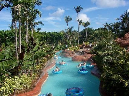 Atlantis, Bahamas - Lazy River. Probably the best lazy river in the world. Tidal wave sectio ...