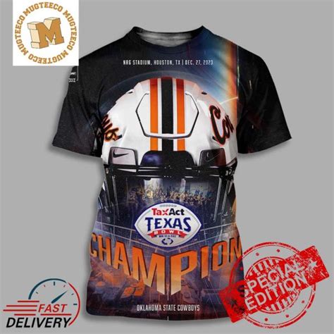 Oklahoma State Cowboys Are The 2023 Taxact Texas Bowl Champions College ...